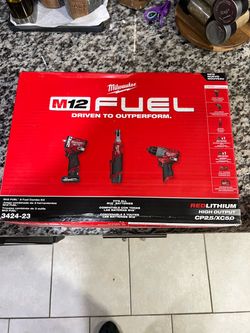 Milwaukee M12 FUEL 3-Tool Combo Kit