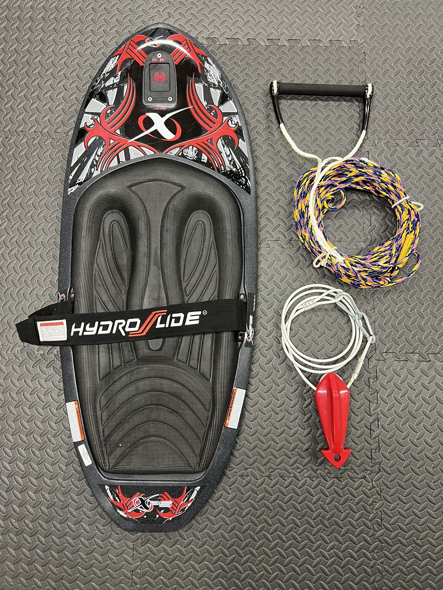 Hydroslide XPS Kneeboard, Ski Rope And  Ski Tow Harness