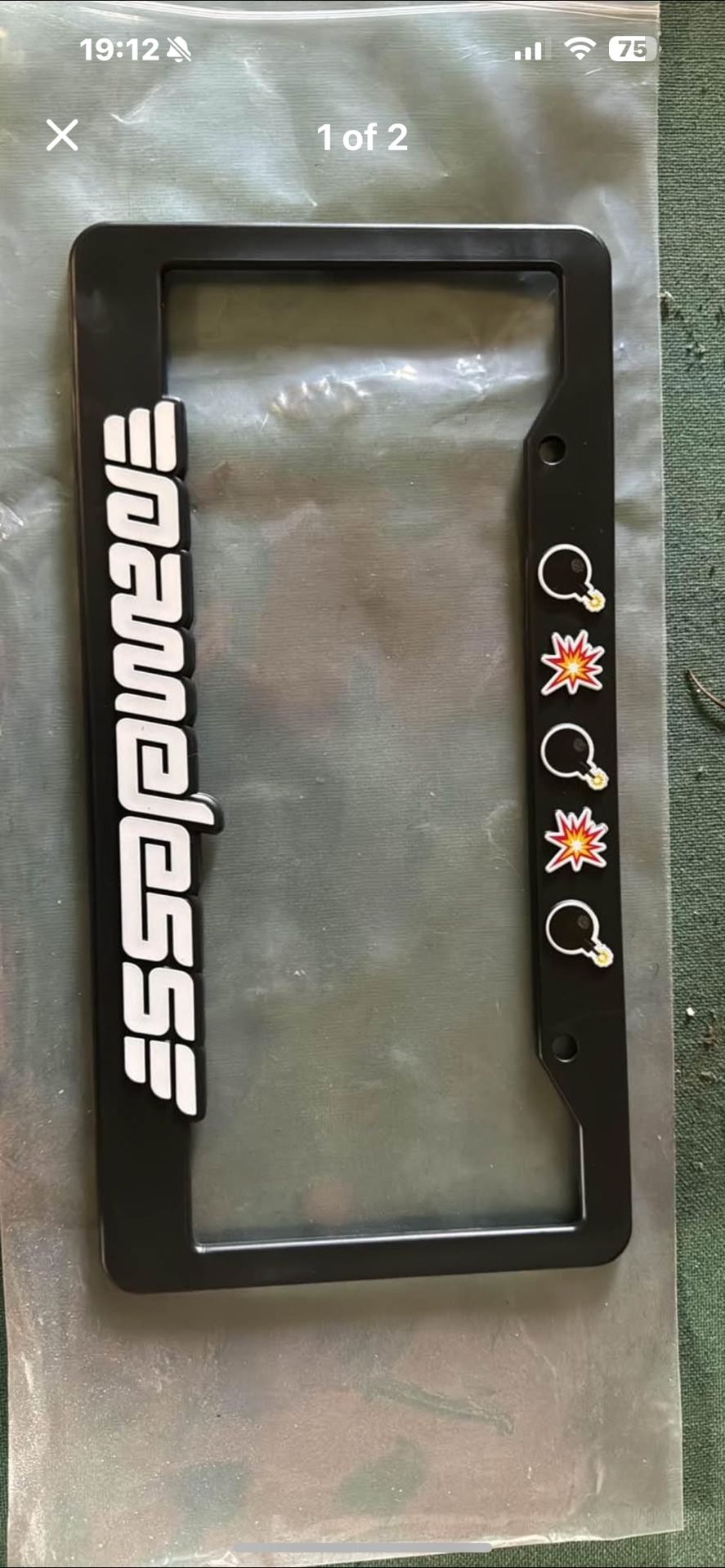 Nameless Performance License Plate Cover