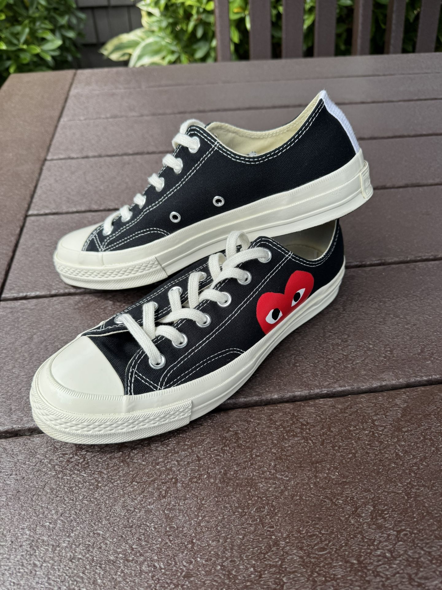 Converse x PLAY Comme des Garçons Chuck 70 Sneakers - Size 8