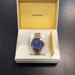 Mens Rose Gold Tone And Stainless Steel Series 800 Watch 