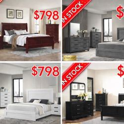 GORGEOUS, STURDY Bedroom Set at an AMAZING PRICE!