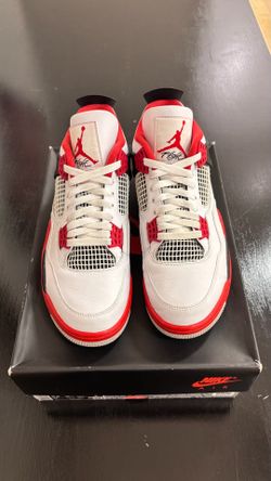 Used Jordan 4 Fire Red