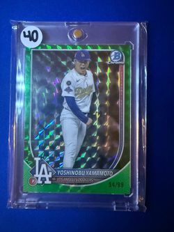 Bowman chrome Yoshinobu Yamamoto/99