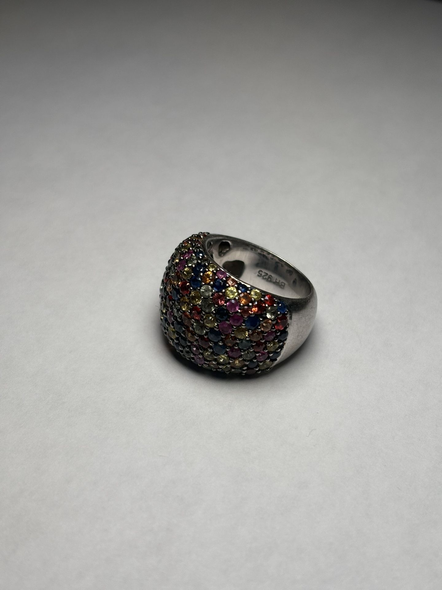 EFFY Vintage sapphire, Sterling Silver Gold Ring 