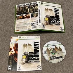 Battlefield: Bad Company (Microsoft Xbox 360, 2008) CIB Complete w/ Manual