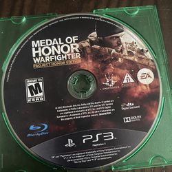 Medal of Honor Warfighter Project Edition ps3
