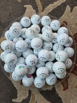 50 Callaway Golf Balls- 30 Super Soft, 10 Warbird, 10 Diablo, great condition