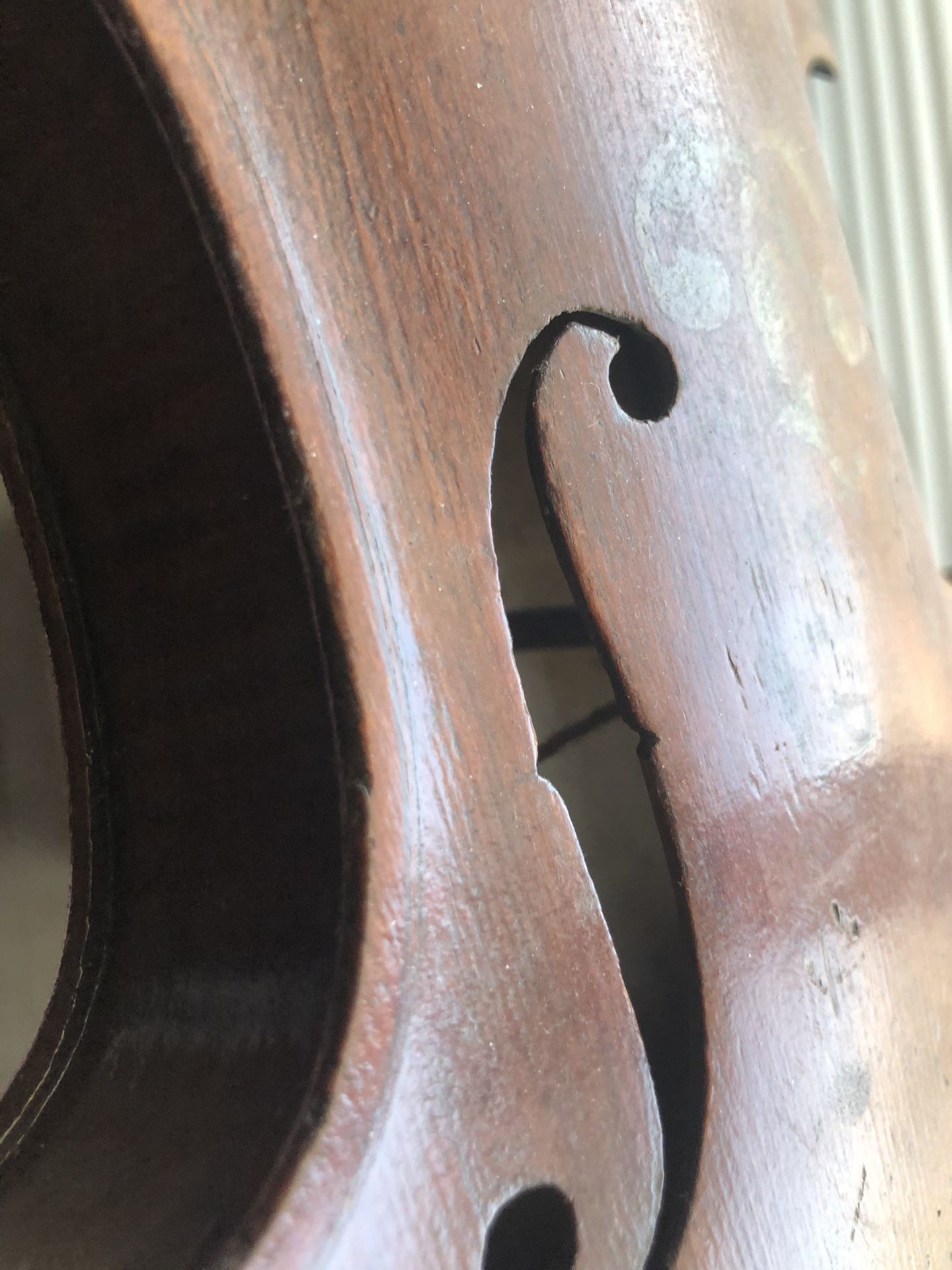 Old Violin with Decoration