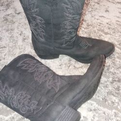 Deer Stags  Boys' Ranch Western Cowboy Boots, 