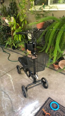 Black medical scooter