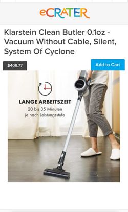 New Klarstein Clean Butler Vacuum