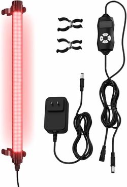 SAUNABOX® Red Light Therapy Wand for Sauna | 660nm & 850nm Infrared Sauna Light | Home Sauna Accessory | Waterproof Portable Sauna Light Add-On for Sm