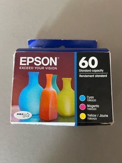 Expired date, Genuine Epson 60 3 combo Pack Color Ink Cartridges