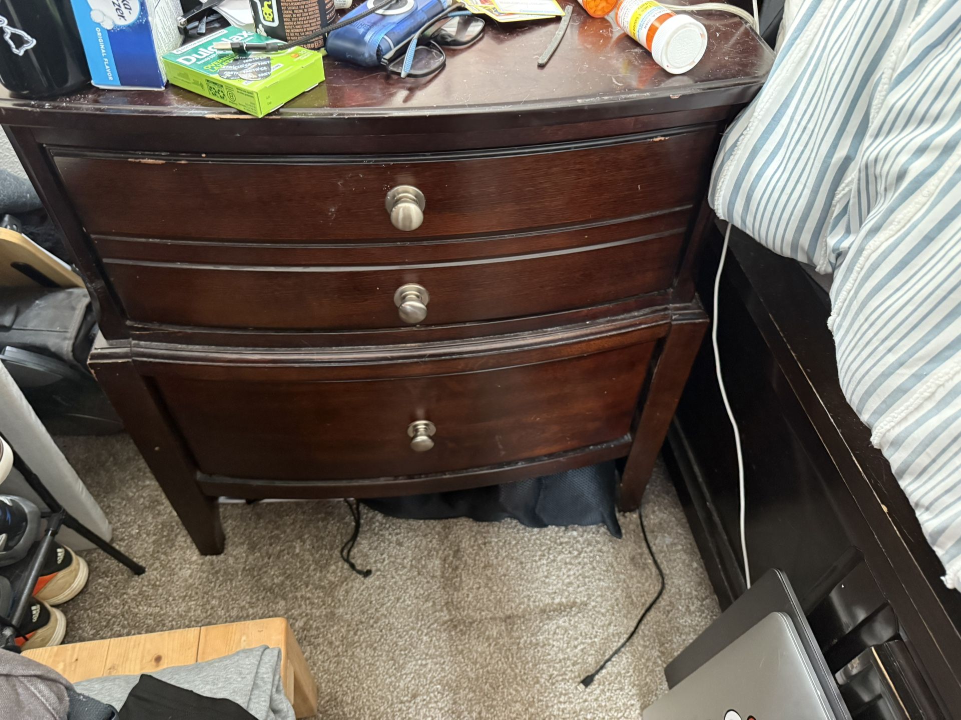 Ashley 2 Night tables One Long Dresser