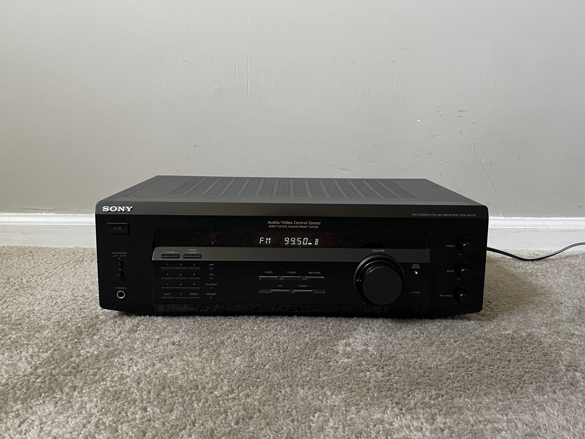 Sony STR-DE135 Home Stereo Audio AM FM Receiver