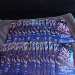 One Piece 0p 14 Sleeved Packs