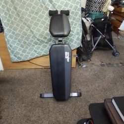 Setup And A Dumb Bell Working Out Bench Press Very Good Condition!