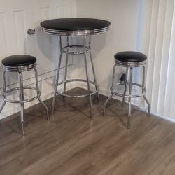 3 Piece Pub Table Set/ Moving Price Drop