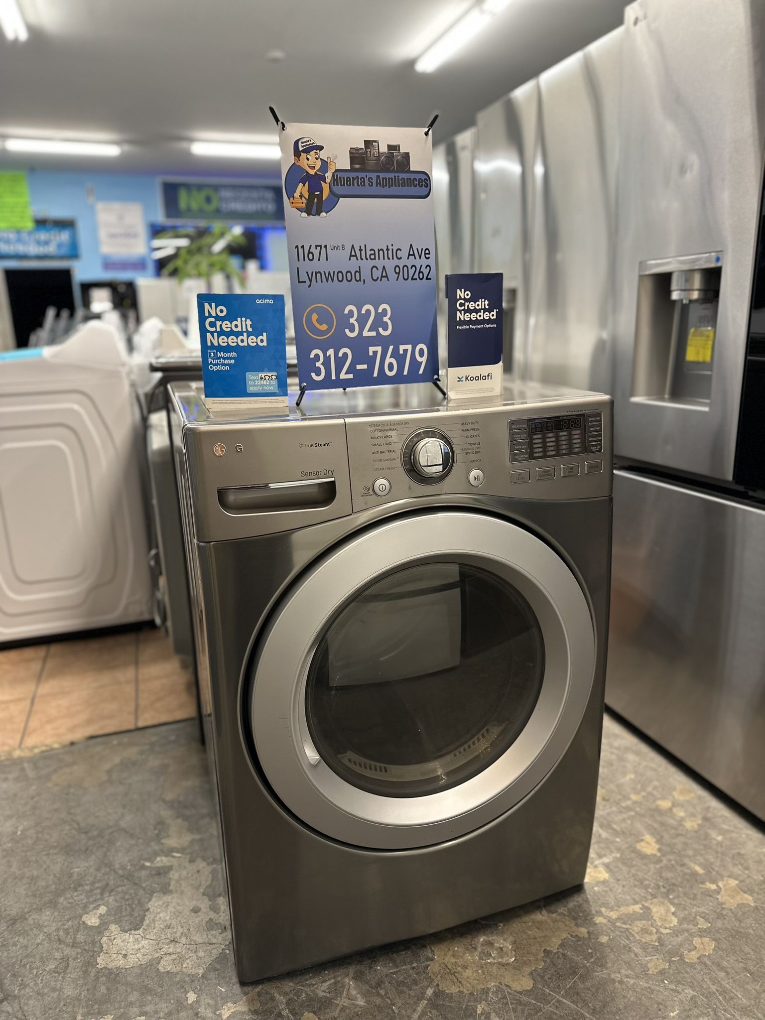 LG Dryer Grey Used