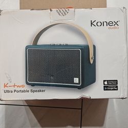 New Nuevo Vintage Bluetooth Speaker, KONEX  Leather Portable Wireless Speaker