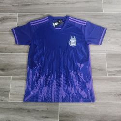 Argentina Away Soccer Jersey Men's XL.