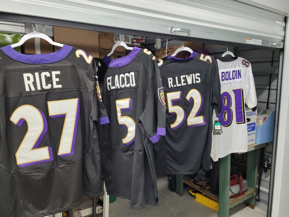 (4) Baltimore Ravens Jersey's Ray Lewis Anquan Boldin