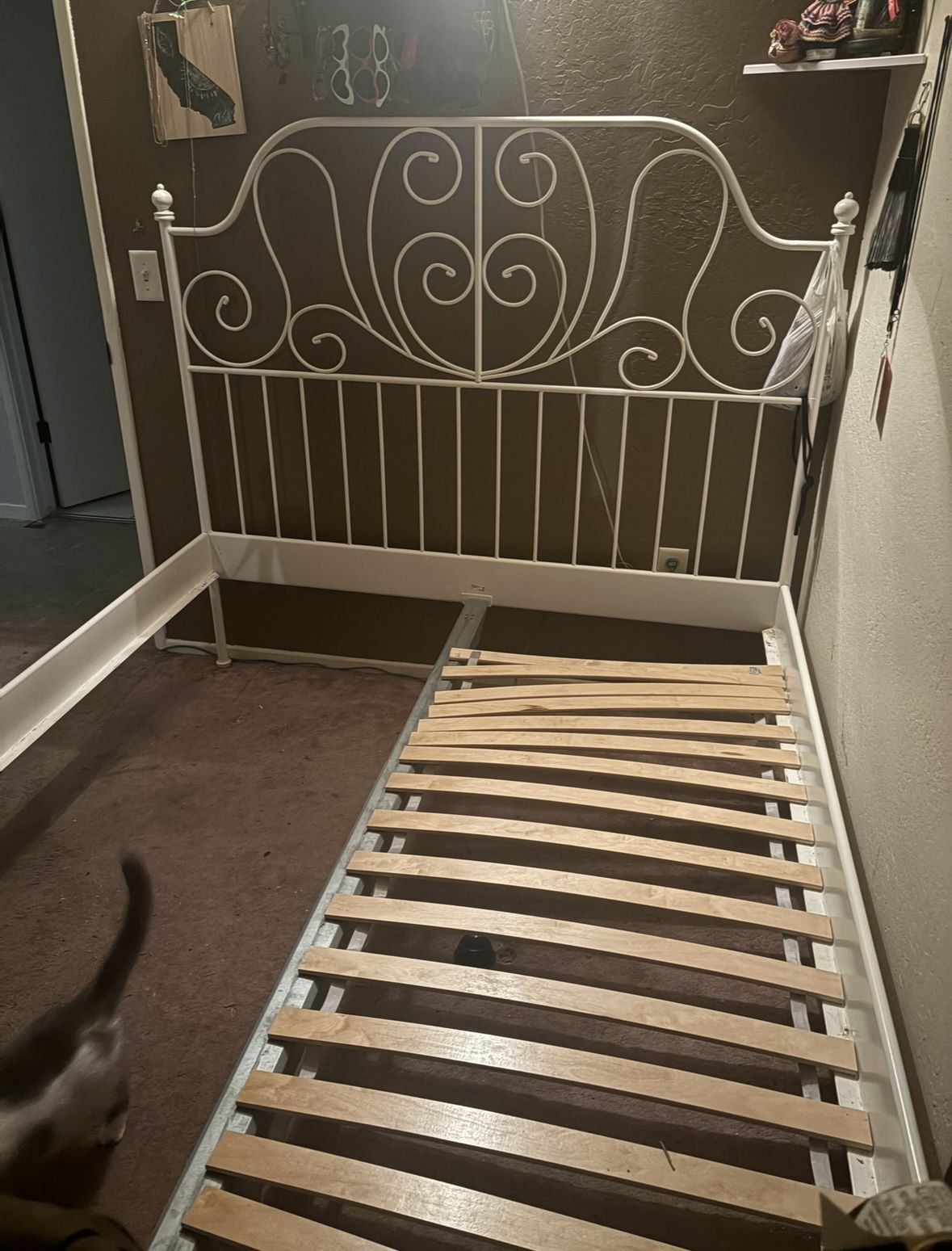 Queen Bed Frame w/ Slats