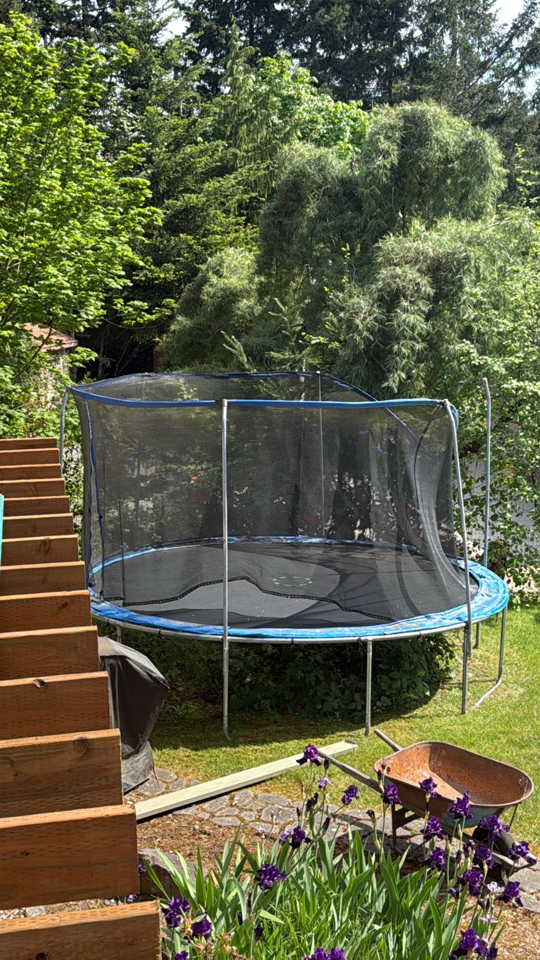 Free 14 foot trampoline