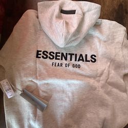 Essentials fear of god, Light Oatme, size S