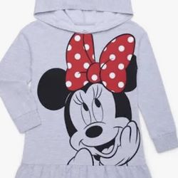 Mini Mouse Hooded Girls dress
