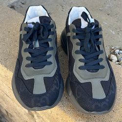 Gucci Rhyton Blue Maxi GG Supreme