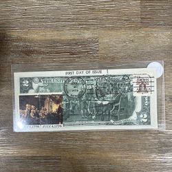 $2 Old Bill Stamped Back Issue Day Rare Triple Stamp Back Locations Cooler Series 1976