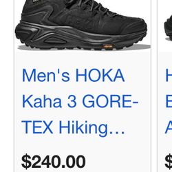 HOKA  Hiking Boots $180 OBO