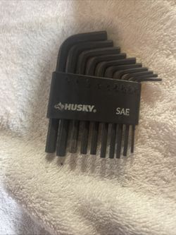 Husky 10 Piece SAE Short Arm Hex Key Set