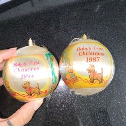 Vintage Christmas Ornaments.