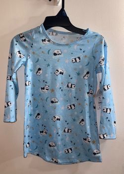 New Girls Xsmall Panda Sleep Gown