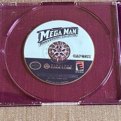 Mega Man Anniversary Collection for Nintendo GameCube  The game is tested and working. It includes a generic case. It will play on a Wii.   I am also 