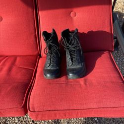 Magnum Response II 8" Tactical Boots Mens 9,5 M Black Leather Lace Up Steel Toe