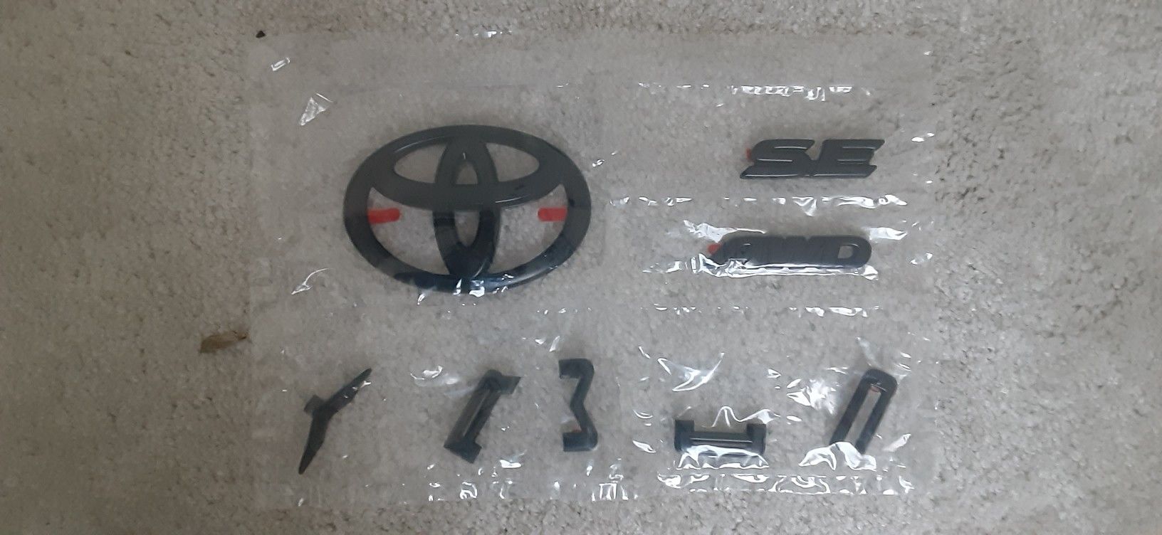 OEM Toyota Camry Blackout Emblems Covers