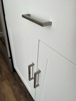 Silver Cabinet Handles 5” hole center