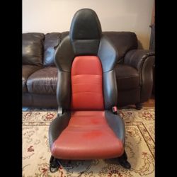 Honda S2000 06-09 AP2 OEM Red and Black Seat Right Passenger 