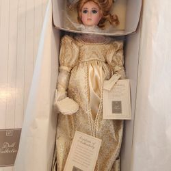 J.C.Penney Collectible Porcelain Doll w/ Certificate