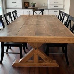 Farmhouse Rustic Style Dining Tables.