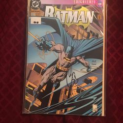 Batman Die Cut Cover Sighed By Artist And The Deaths Of Superman Sighed  By Artist Both With Certs.