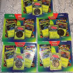 POKEMON  Flames and Evolution  Packs Blister with  Bonus Coin  New & Sealed