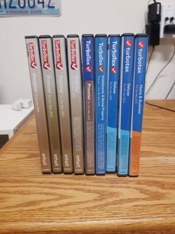 Turbo Tax CD From 2008-2016