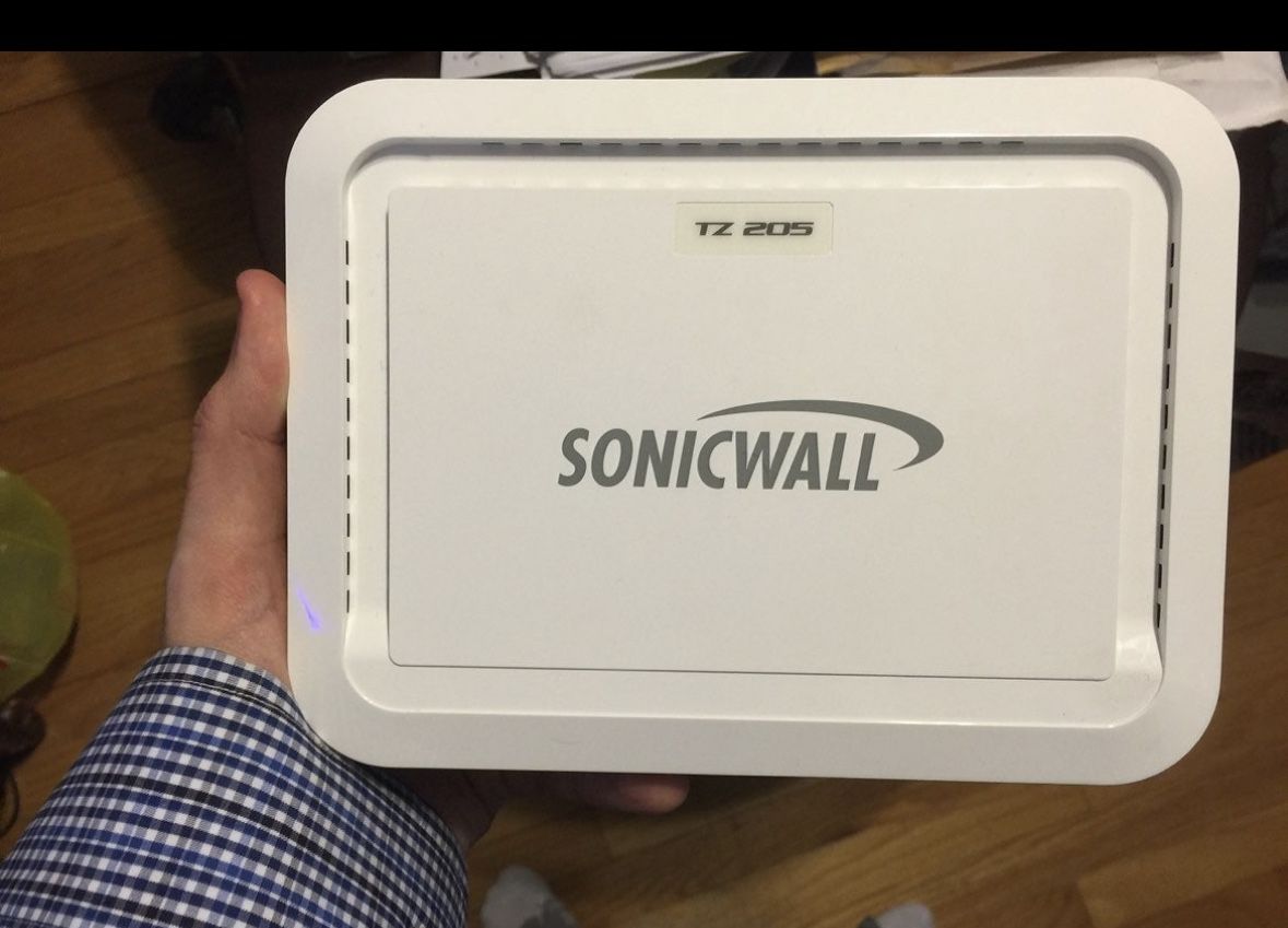 Sonicwall tz 205 ethernet cisco router