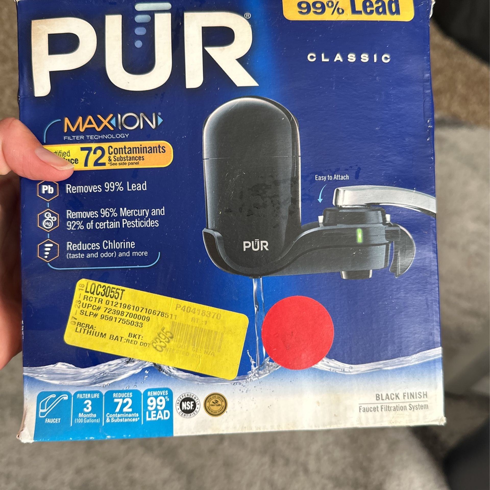 Pur Faucet Filtration System