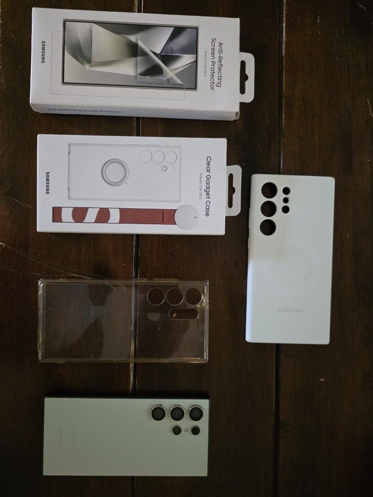 Samsung S24 Ultra 512g Unlocked Plus 3 Cases